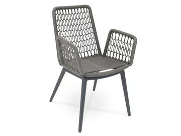 WING LIGHT - Aluminium and fabric garden chair by Fischer Möbel - view 2